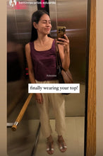 Load image into Gallery viewer, Radiance Crop Top in Plum Dreams