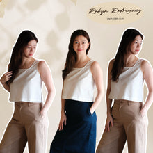 Load image into Gallery viewer, Radiance Crop Top in Ivory Bloom
