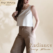 Load image into Gallery viewer, Radiance Crop Top in Ivory Bloom
