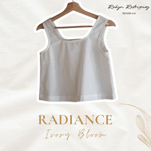Load image into Gallery viewer, Radiance Crop Top in Ivory Bloom
