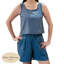 Load image into Gallery viewer, Radiance Crop Top in Moonlit Calm
