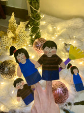 Load image into Gallery viewer, Gail and Pablo Finger Puppet
